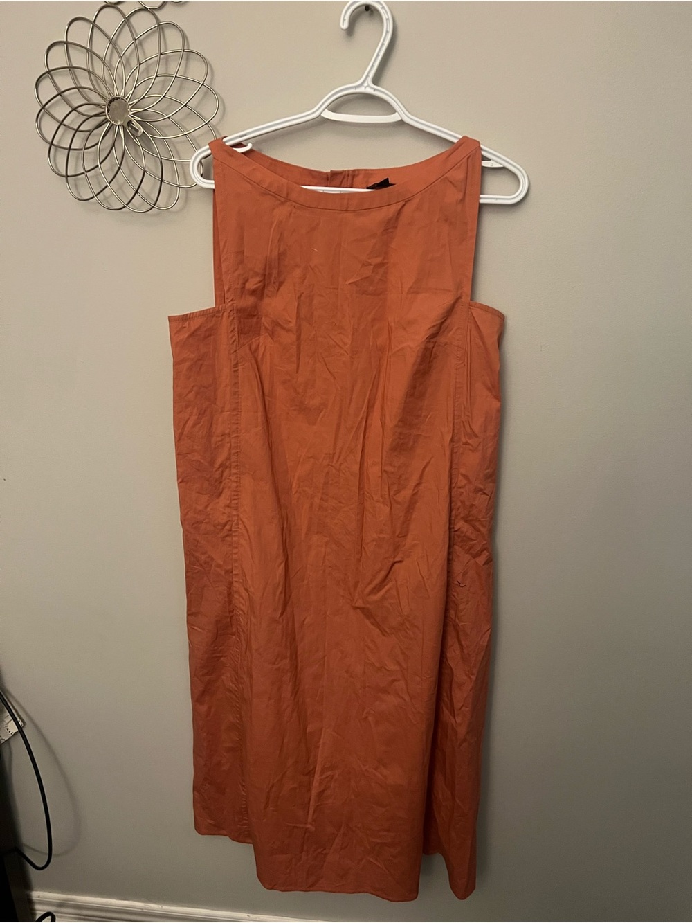 Sleeveless Rust Orange Women's Dress